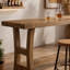 with Solid Wood Base Dining Table