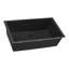 Évier de cuisine à simple cuve en composite de quartz 27 x 18 po Ruvati - noir minuit --81183359