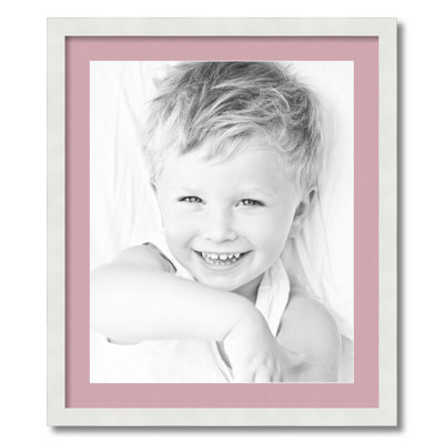 Wood Matte Picture Frame with Mat