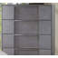 Mobilier de chambre à coucher gris à finition grise 1 pièce