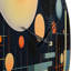 Pleine lune Visions Mid-Century abstrait géométrique - horloge murale moderne Mid-Century-2090498496
