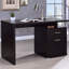 Table de bureau Modern Cappuccino - 2 tiroirs, espace de travail spacieux, organisation efficace, 2 espaces de travail spacieux
