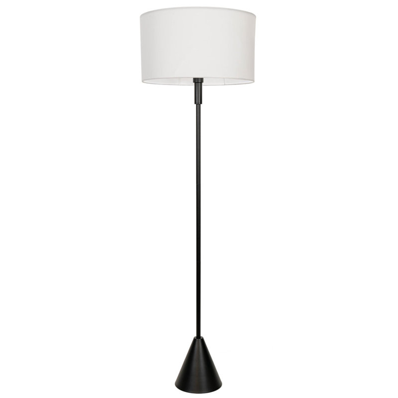 131.5cm Matte Traditional Floor Lamp, White