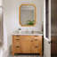 Armoire de rangement à miroir multifonctionnelle en bois pour la salle de bain et le vestibule