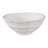 Decorative Bowl Paper Mache Textured Modern Design For Home Office Bedroom Or Living Room Decor - 6" White