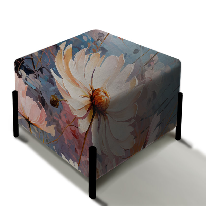 Motif botanique de jardin rose Monet