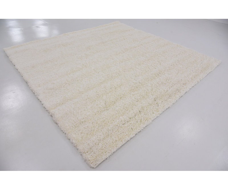 Roshane Performance Indoor Rug, Square 7'10", Snow White