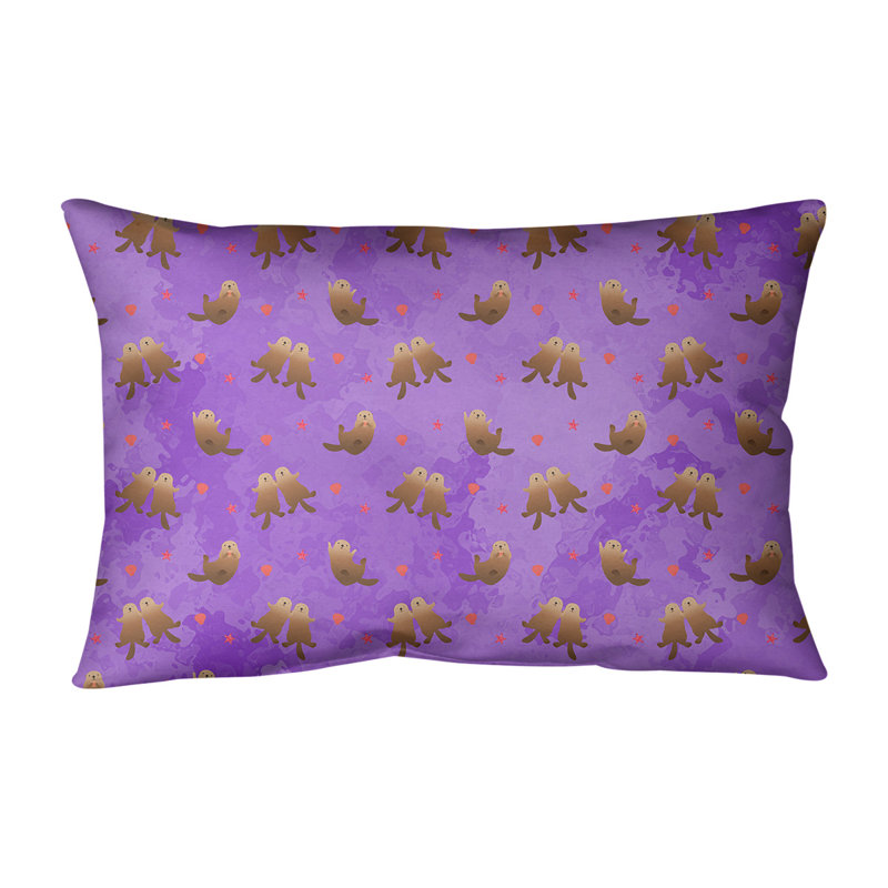 Coussin lombaire intérieur / extérieur Katelyn Elizabeth, Mauve