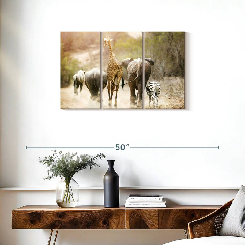 Safari Brampt Friends, 20" H x 33" W
