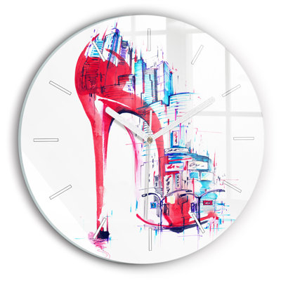 Glass Wall Clock