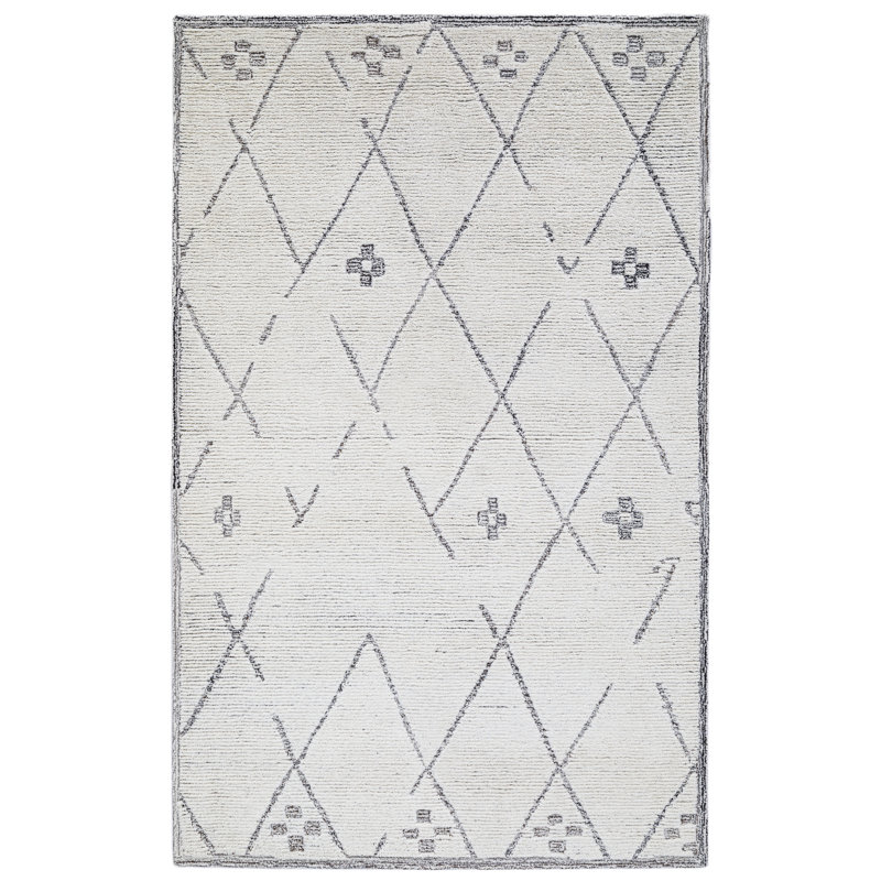 Carolan Hand Tufted Wool Indoor Rug, Rectangle 2' x 3'