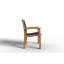 Chaise de patio empilable en teck-88445439