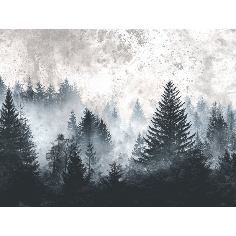 The Forest Beyond the Haze, 53" H x 40" W
