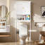 Over The Toilet Storage Cabinet Toilet Bathroom Shelf Organizer With Double Doors