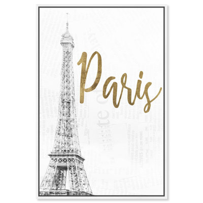 Paris Heart - reproduction d'impression sur toile
