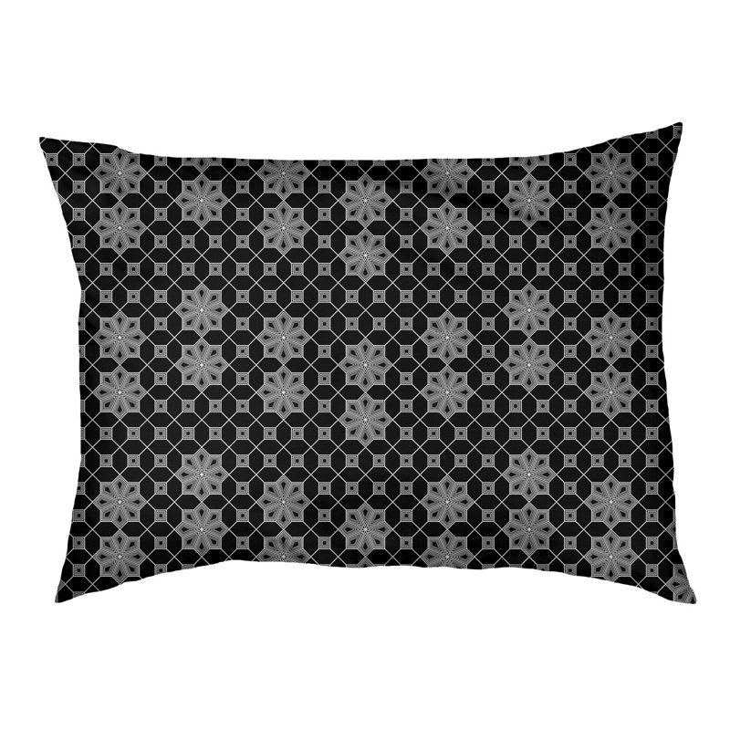 Coussin pour chien Byrge, Noir, Moyen (l 29,5 po x P 19,5 po x H 9,5 po)