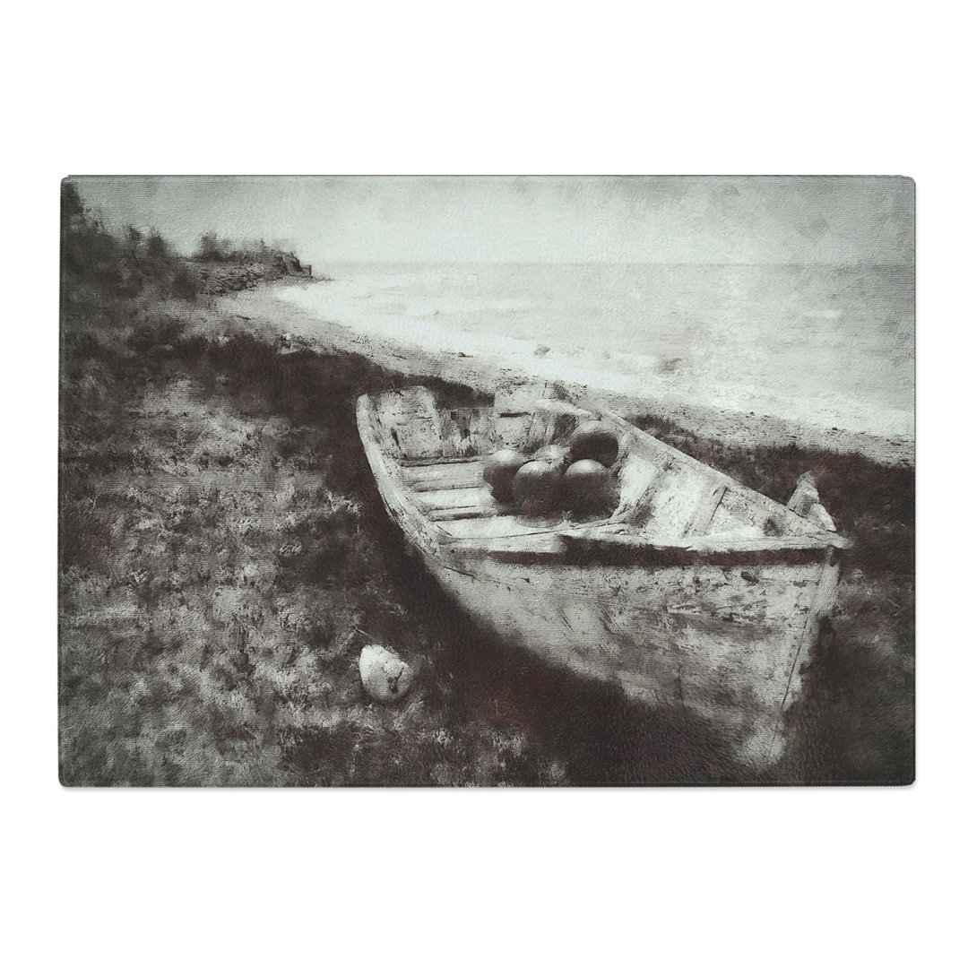 Boat Upon the Beach Vol.1 Painting Chopping Board