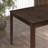 Transitional Style 5Pc Dining Table Set 1X Table & 4X Chairs Rectangle Dining Table Diamond Pattern Chairs Back Dark Cherry Finish
