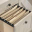 Bureau en L Coastal avec tiroirs classeurs (tabourets non inclus)