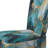 Turquoise Gold Infused Marble II - Upholstered Modern Pattern Side Chair, Modern Pattern Accent Chair-1173457579