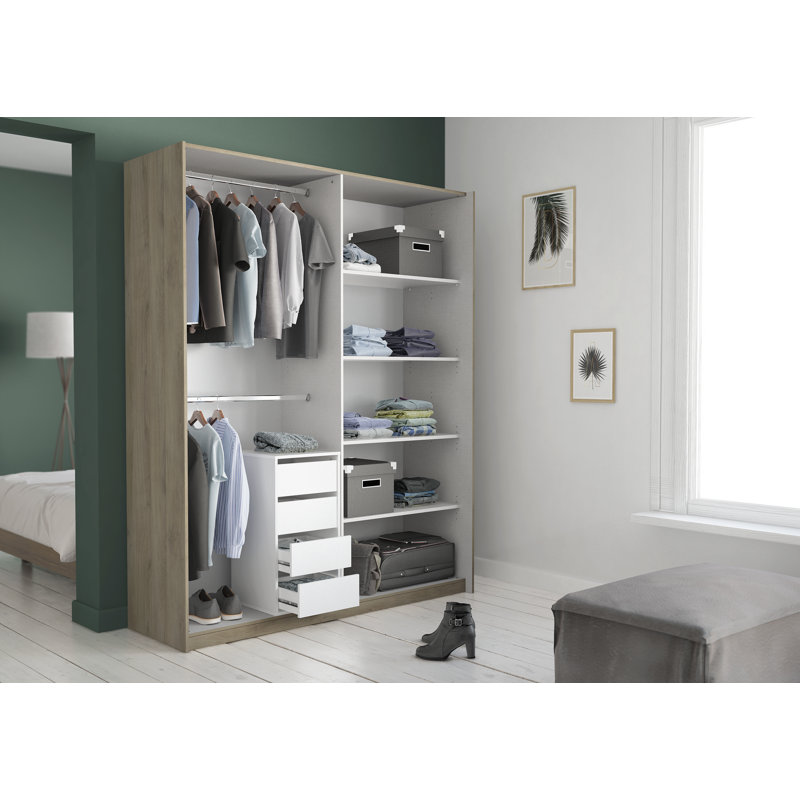 Chute 39.3cm W Particle Board / Chipboard Bedside Table