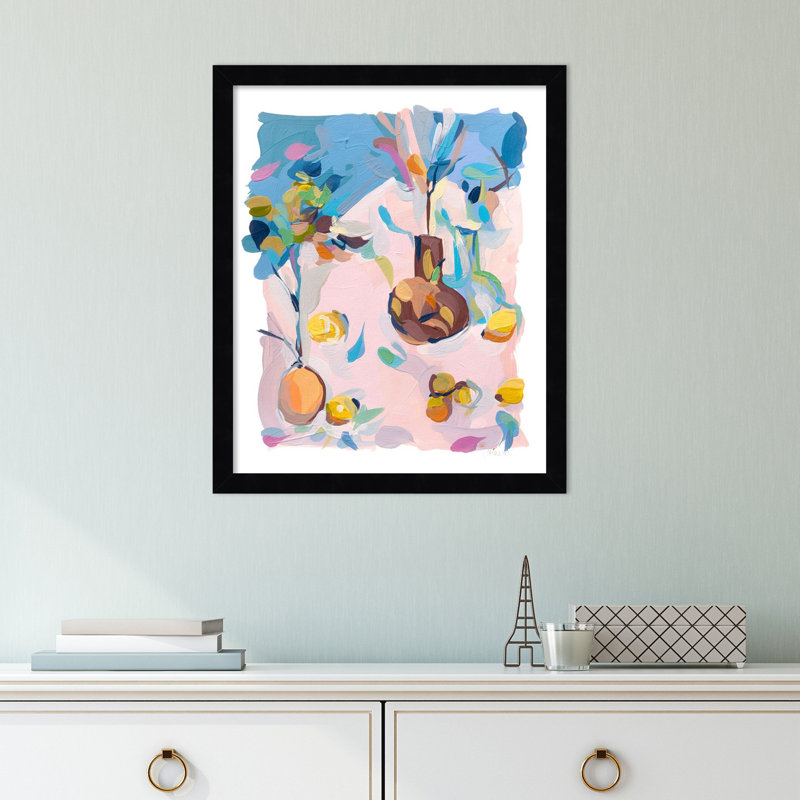 Nature morte par Joanne Hastie - impression encadrée, L 14 po x H 17 po, Noir