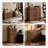 91"W Solid Oak Fully-assembled TV Stand-1590692141