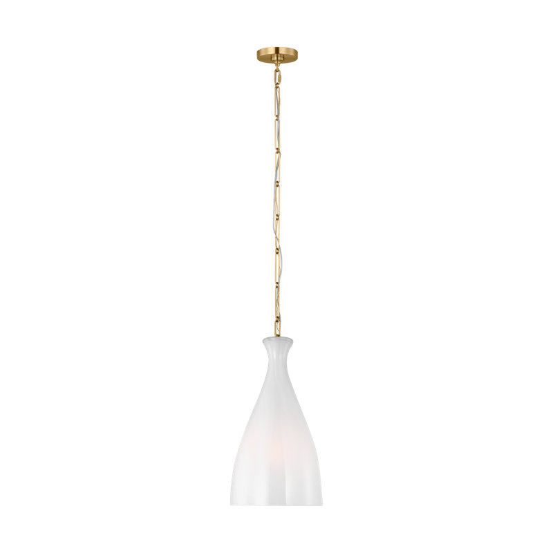 Petit luminaire suspendu Giacomo, Verre strié