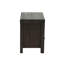 Table de chevet 2 tiroirs en espresso