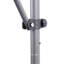 Auvent de patio 118 po x 47 po - Auvent avec poteaux réglables et support de fixation pour parasol de porte de fenêtre en métal inclus