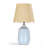 Ceramic Table Lamp with Scallop Shade-2036397904