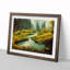 Blooming Forest Stream - Framed Print-338955654-338955649