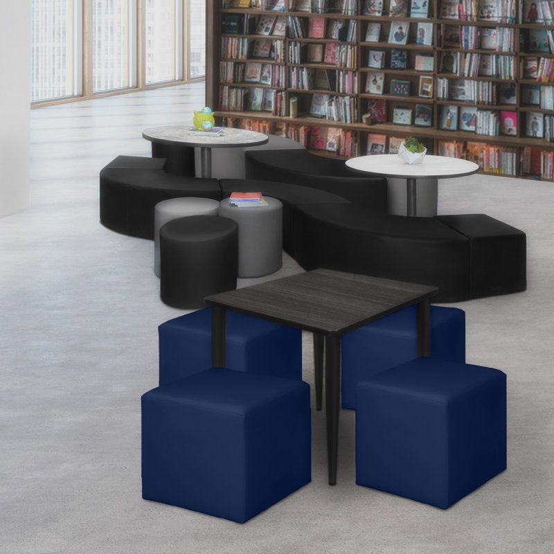 Regency Jean Square Stool Ottoman