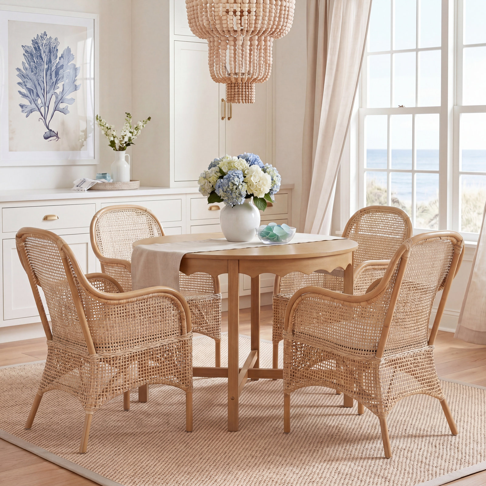 Sparrow Armchair, Grey White Wash/White