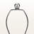 Aras Concrete & Beige Shade Metal Table Lamp, 24.77'' H X 17.78'' W X 17.78'' D
