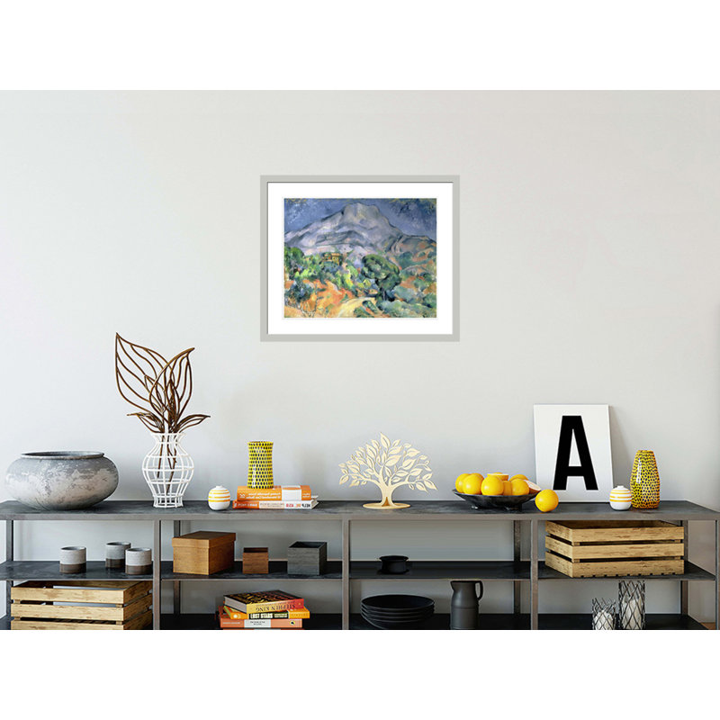 Mont Sainte-Victoire par Paul Cézanne, H 23,5 po x l 28,16 po