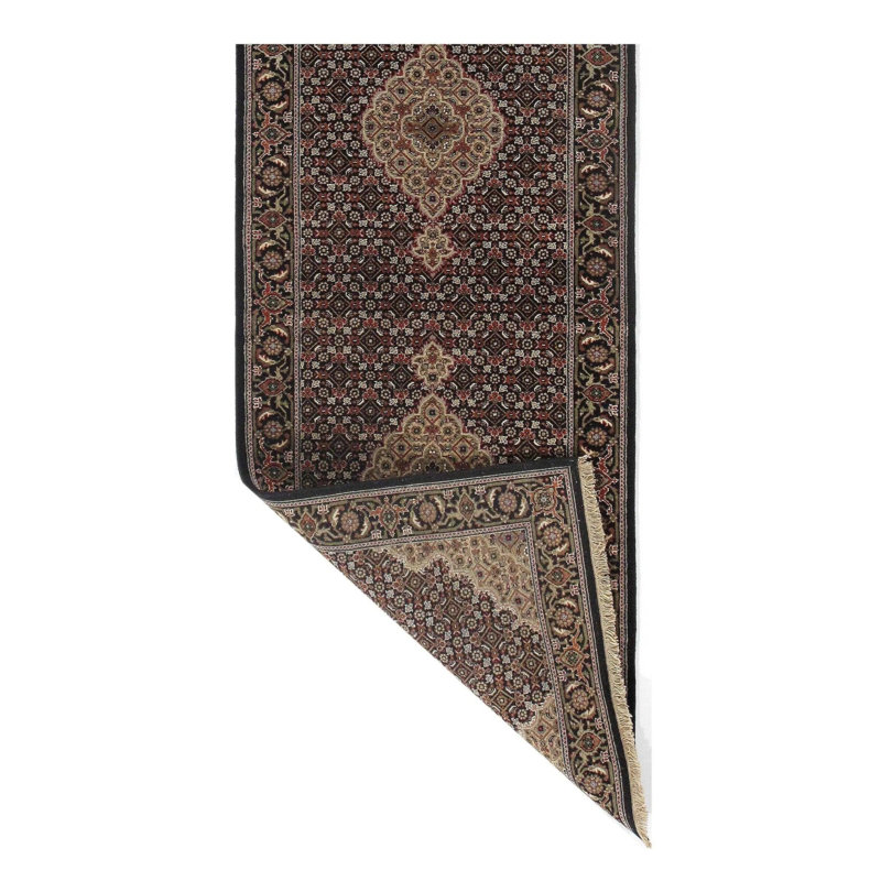 Hand Woven Cotton and Wool Oriental Area Rug