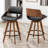 Irizarry Swivel Upholstered Bar Stools(Set Of 4)-245246937