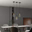 Luminaire suspendu moderne à DEL E12-1075039502