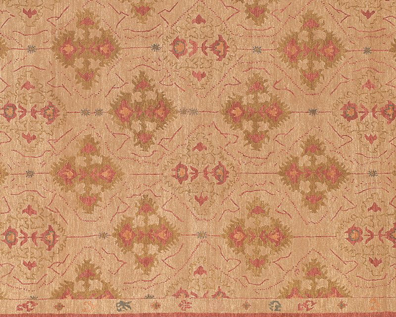 Samkara Hand Woven Wool Oriental Area Rug, Rectangle 9' x 12'
