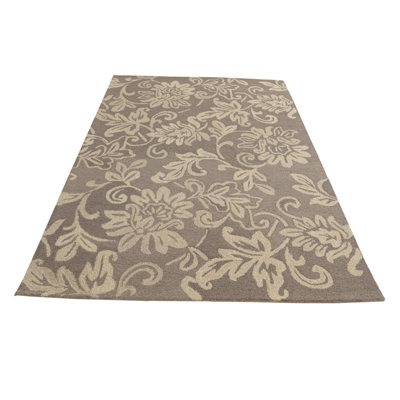 5x8 Poppe Taupe Rug