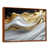 Toile avec cadre flottant brun