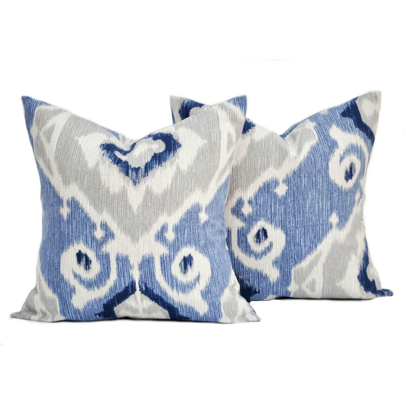  Housse de coussin 100% coton, 17,5 po x 17,5 po
