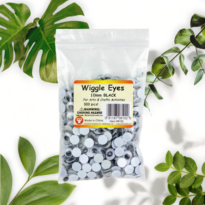 Plastic Googly Eyes 10mm 500 Pack