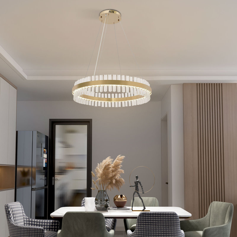 Lustre en cristal 31,5 po