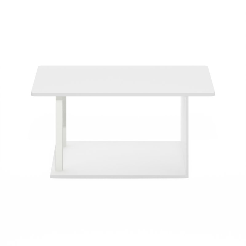 Table basse 17 Stories Marcelino Home Living, Blanc