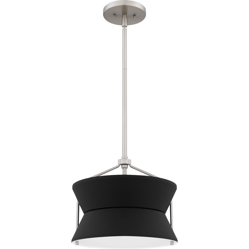 Montz 2 - Light Brushed Nickel Single Pendant