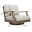 Fauteuil pivotant en bois de la Martinique