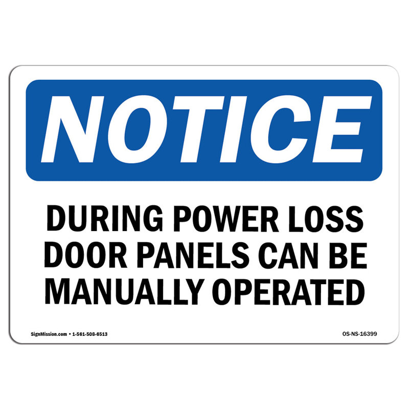 Notice Sign
