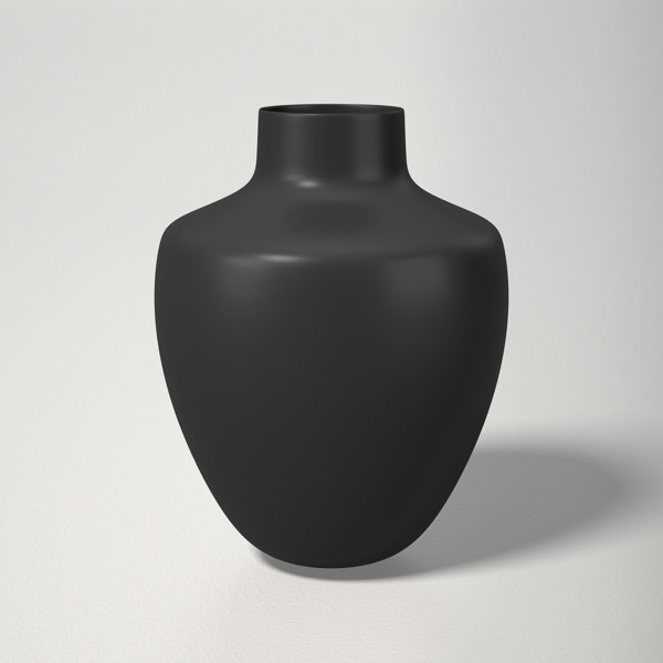 Modern & Contemporary Matte Black Vase